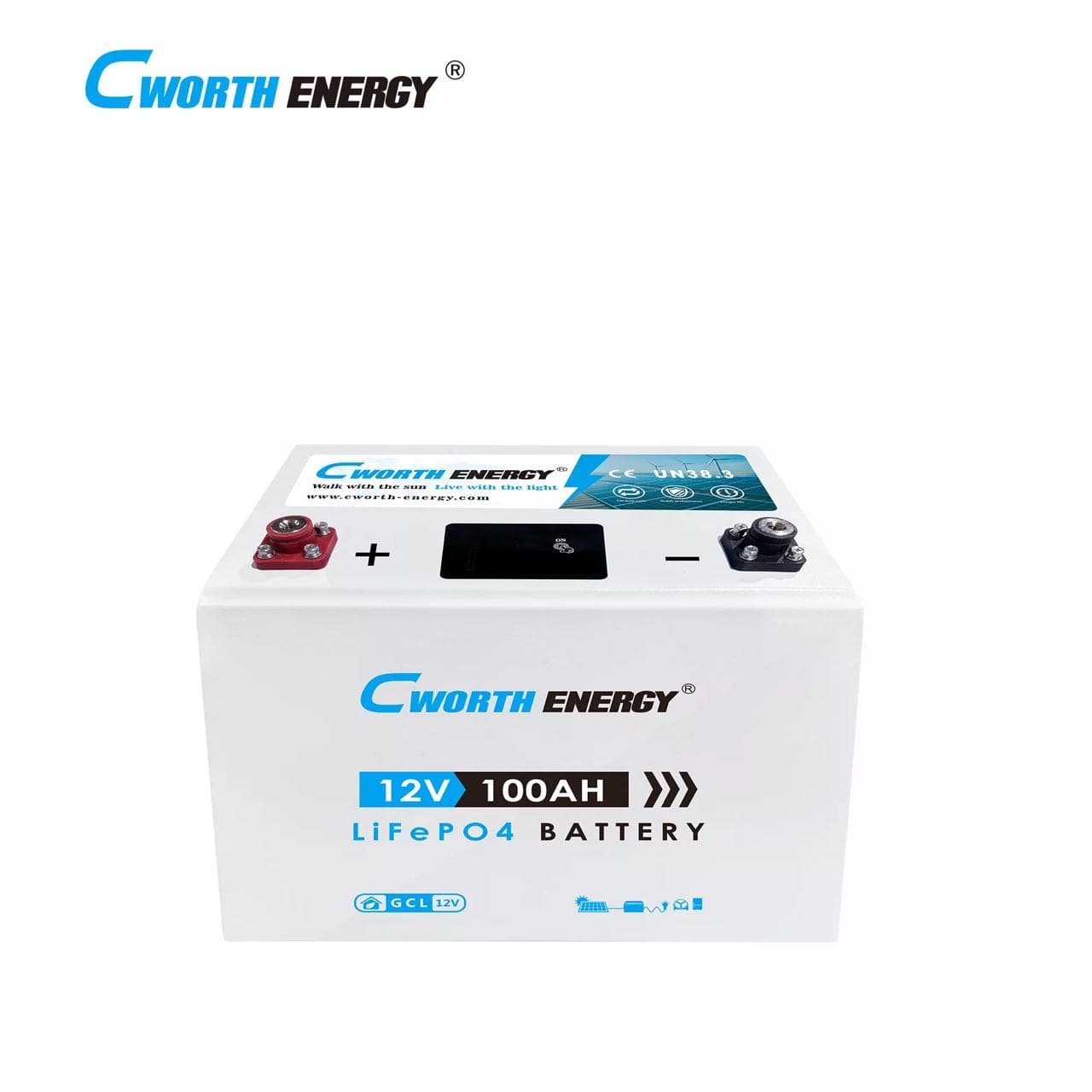 Cworth lithium battery 1.3KWH 12V